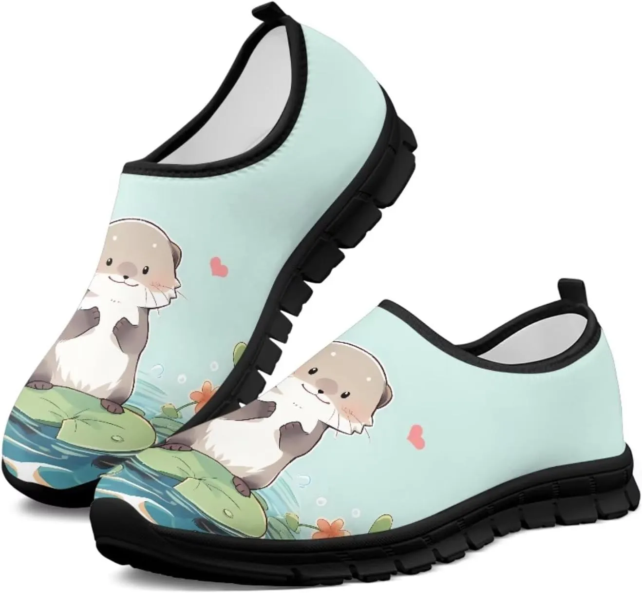 Animal Print Low Cut Sneakers Comfort Womens Slip On Loafers Walking Tennis Shoes Laceless Lightweight Round Toe Arch Support Sneaker