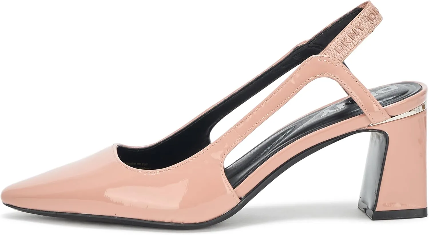 DKNY Women's Sohana Closed Toe Slingback Block Heel Pump