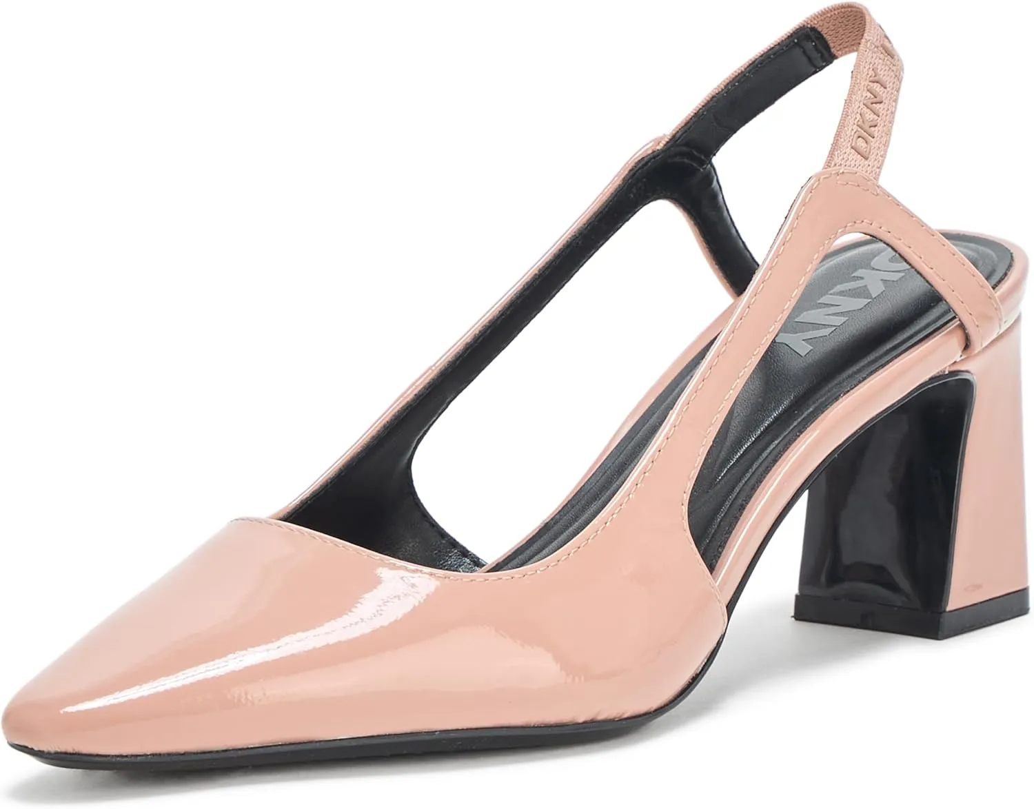 DKNY Women's Sohana Closed Toe Slingback Block Heel Pump