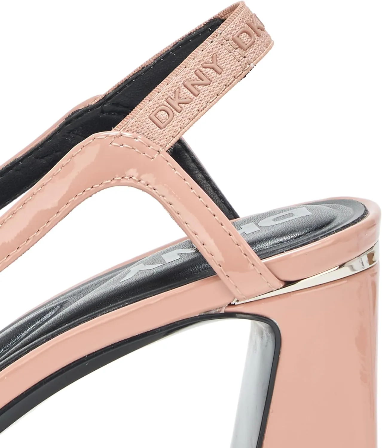 DKNY Women's Sohana Closed Toe Slingback Block Heel Pump
