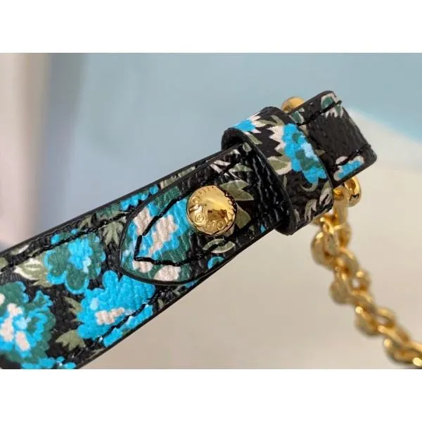 Floral Print Twist Mm Chain Shoulder Bag M55037 Red 2019 Collection