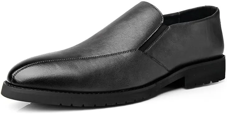 Men's Classic Business Dress Shoes Mens Formal Slip On Wingtip Brogue Oxford Shoes for Men
