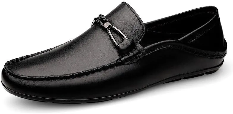 Men's Classic Dress Shoes Fashion Patent Leather Oxfords for Men Formal Tuxedo Shoes Business Wedding Derby Shoes(Black,8)
