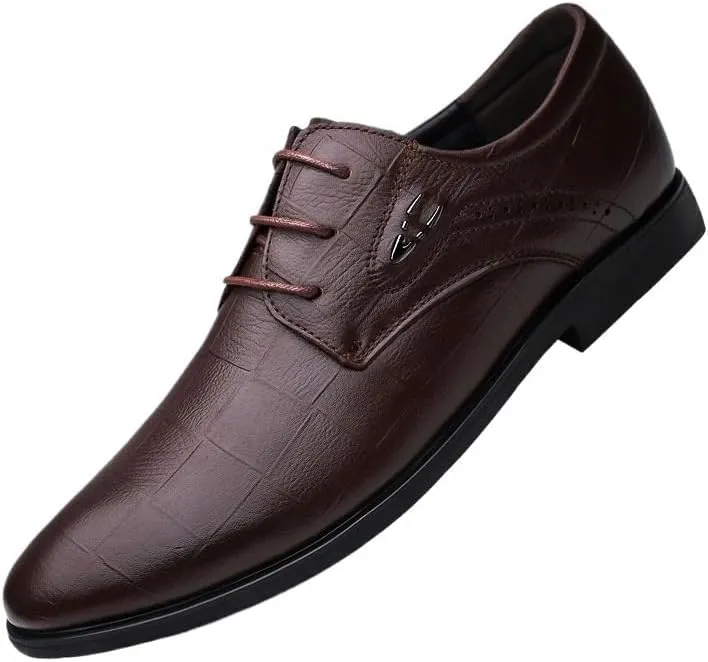 Men's Fashion Sneaker Oxford Shoes Breathable Leather Formal Business Comfortable Dress Shoes for Men
