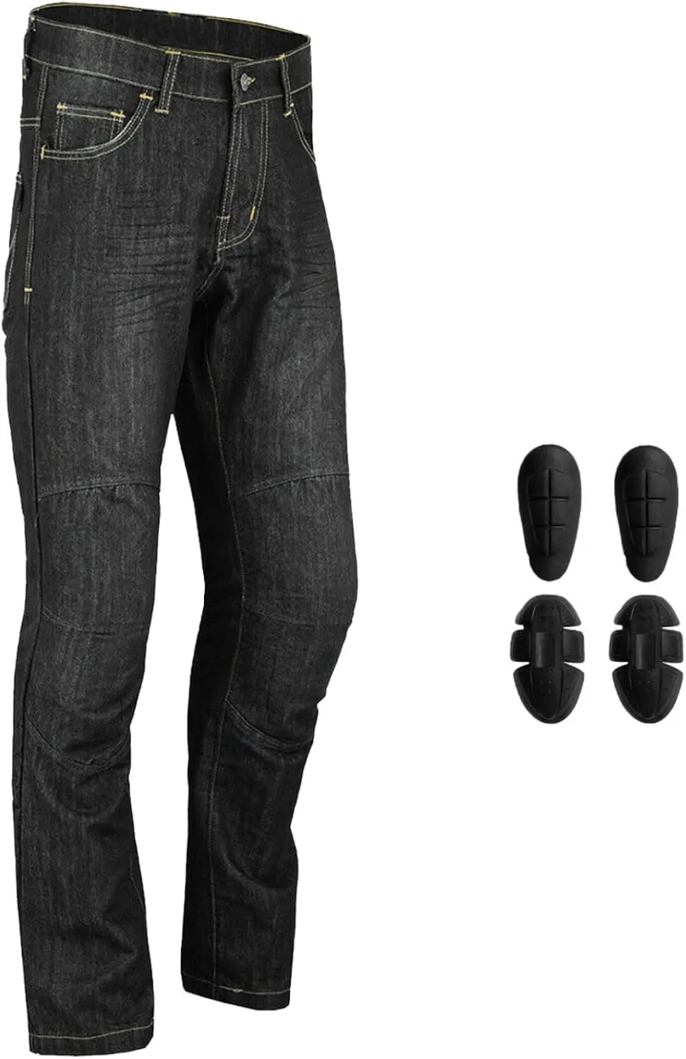 Motorcycle Jeans ProtectiveMotorcycle Denim Jeans Pants Reinforced Hip and Knee Safety with CE Removable Armor,