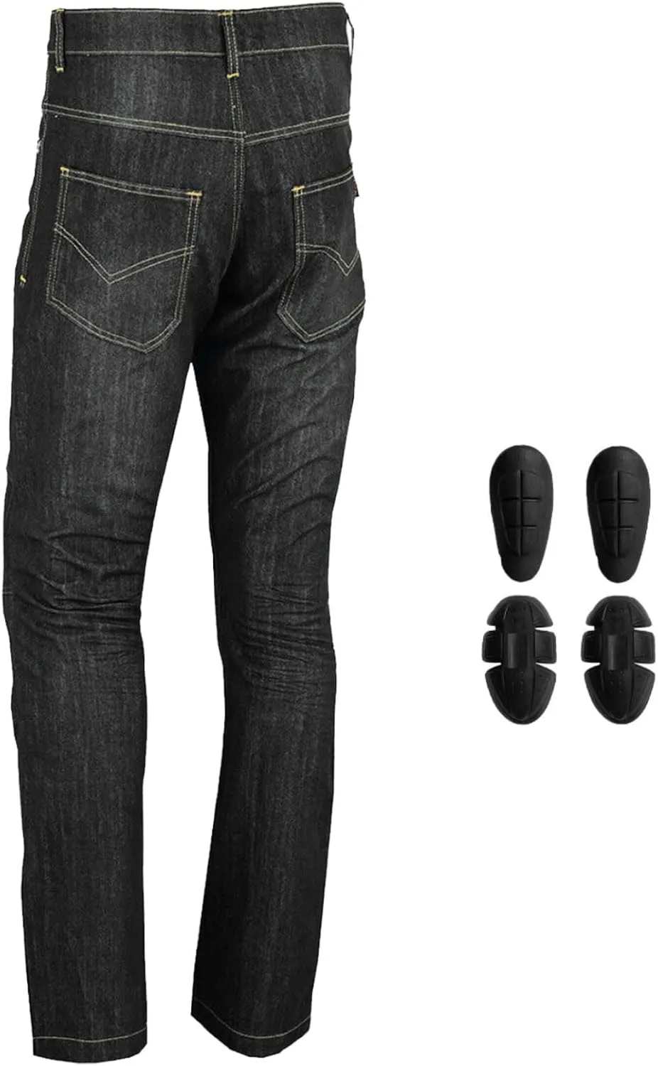 Motorcycle Jeans ProtectiveMotorcycle Denim Jeans Pants Reinforced Hip and Knee Safety with CE Removable Armor,