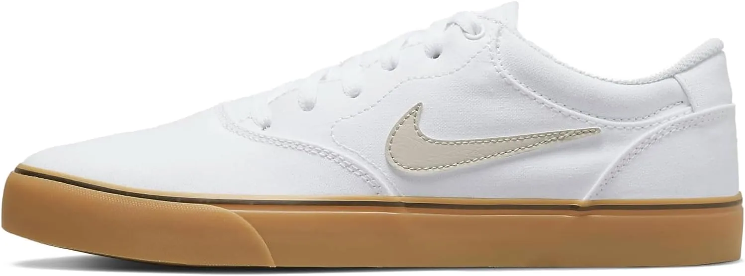 Nike SB Chron 2 Canvas (DM3494-105, White/White/Gum Light Brown/Light Bone) Size 9.5