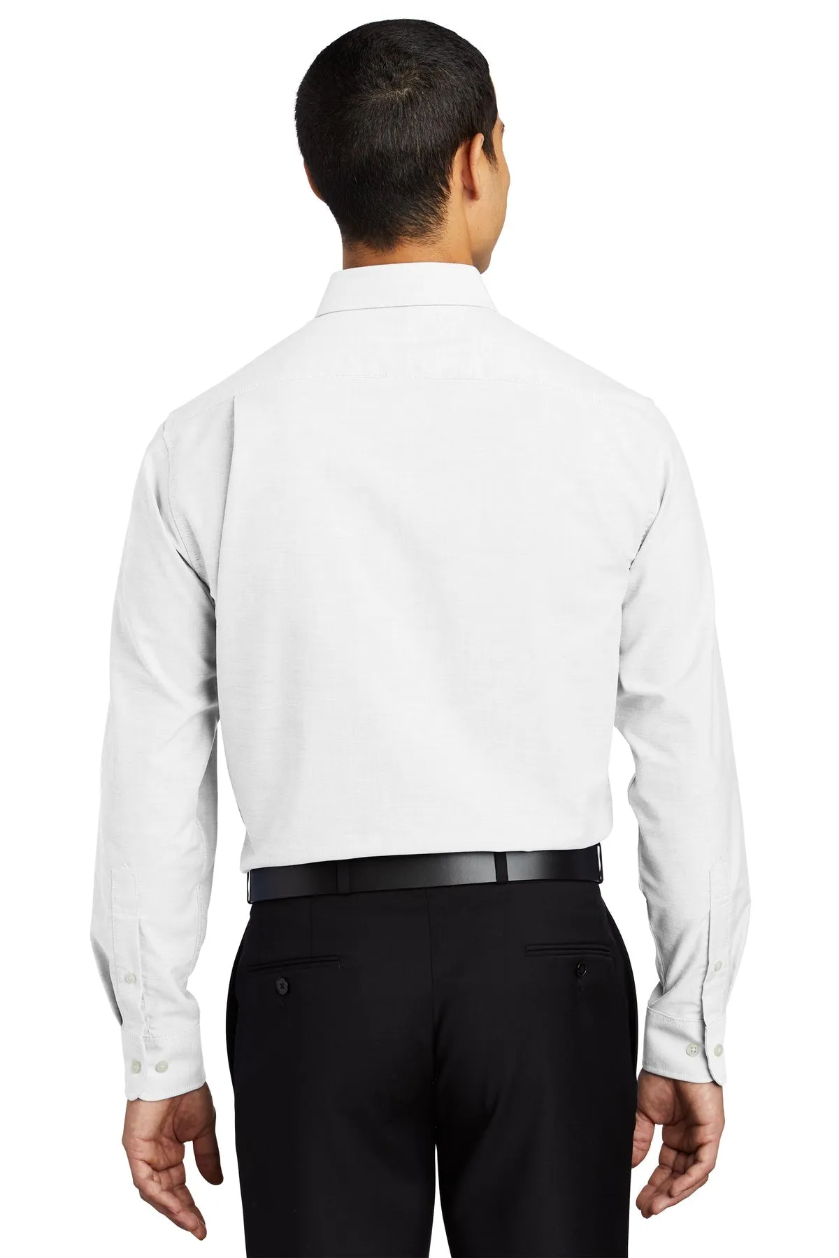Port Authority SuperPro Custom Oxford Shirts, White