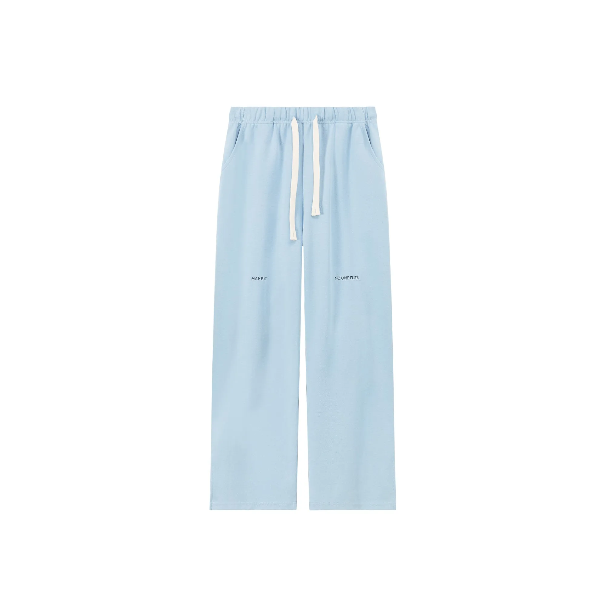 Side Slits Straight Jogger Pants