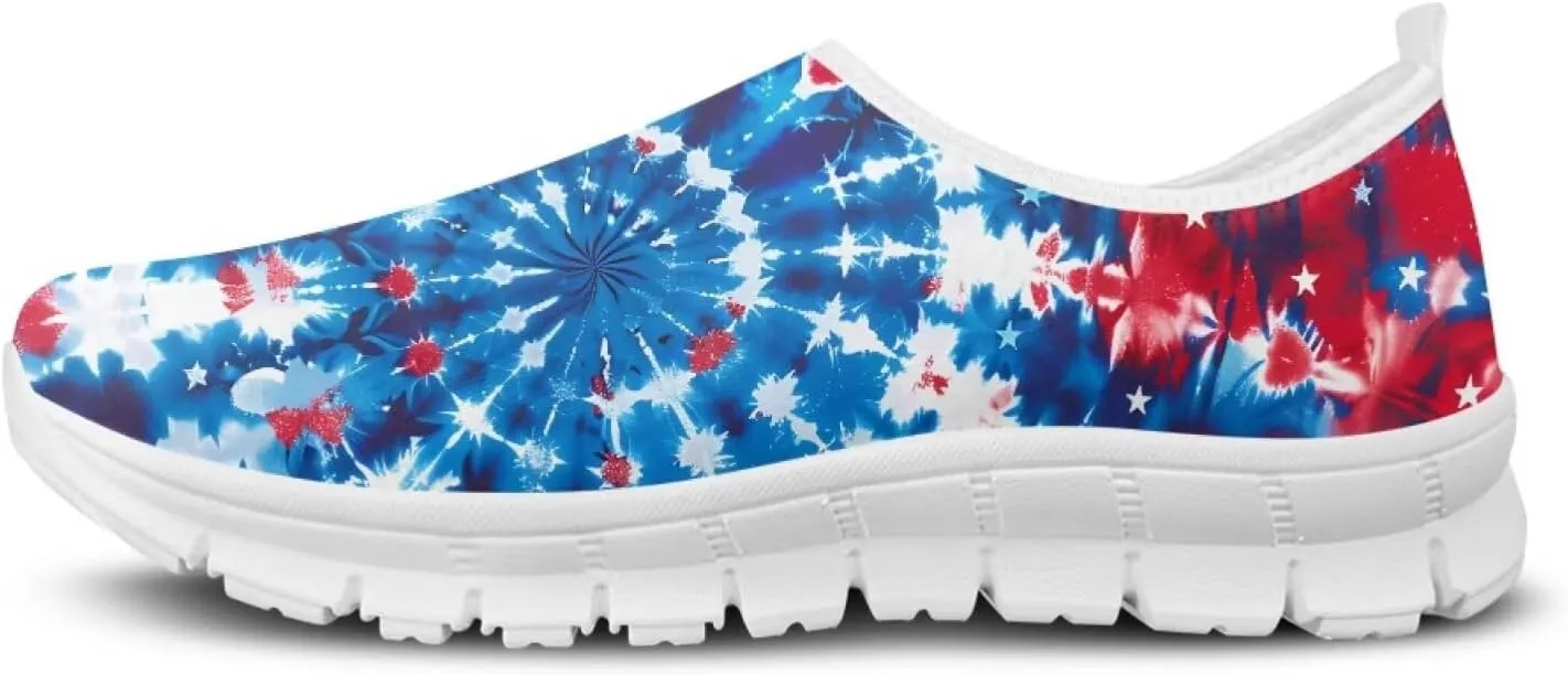 SYtrade Women's Fashion Floral Art Sneaker Flat Canvas Slip-On Ladies Travel Shoes