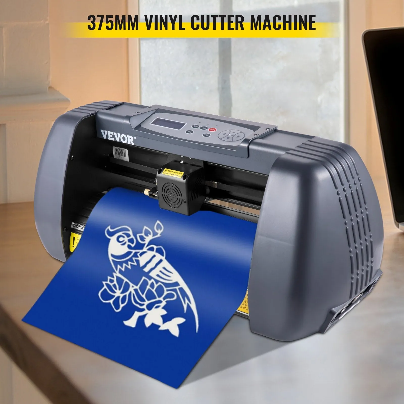 Vevor Vinyl Cutter Machine 14" Plotter Printer Adjustable Force and Speed New