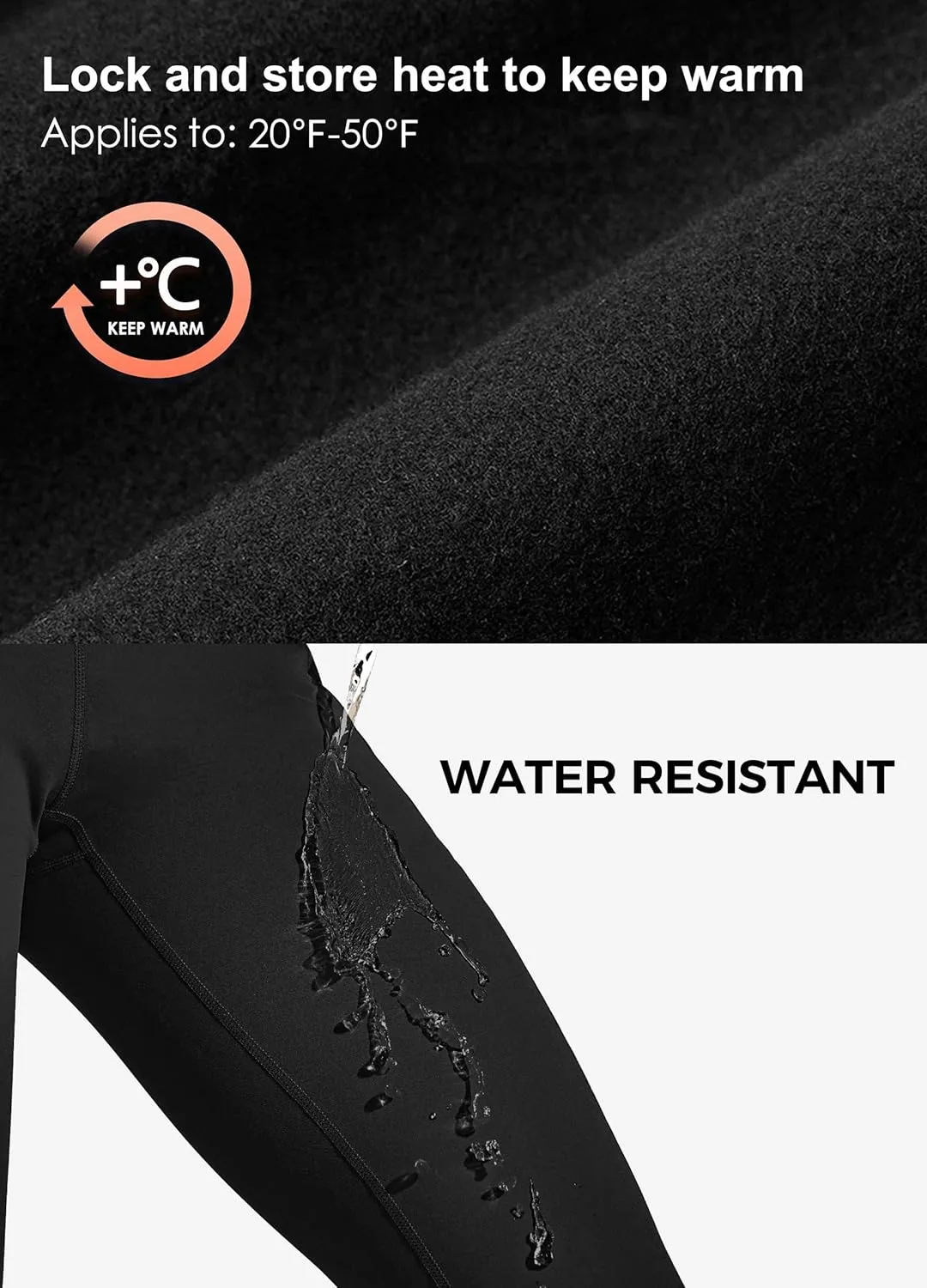 Willit Women's Fleece Lined Pants Yoga Bootcut Thermal Winter Pants High Waisted Flare Leggings Water Resistant
