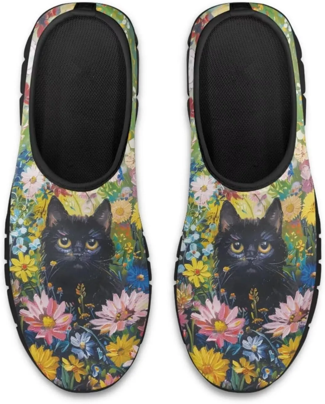 Womens Slip On Shoes Cats Sneakers Loafers Non Slip Athletic Tennis Shoe Breathable Low Cut Sneaker Arch Support Soft Loafer